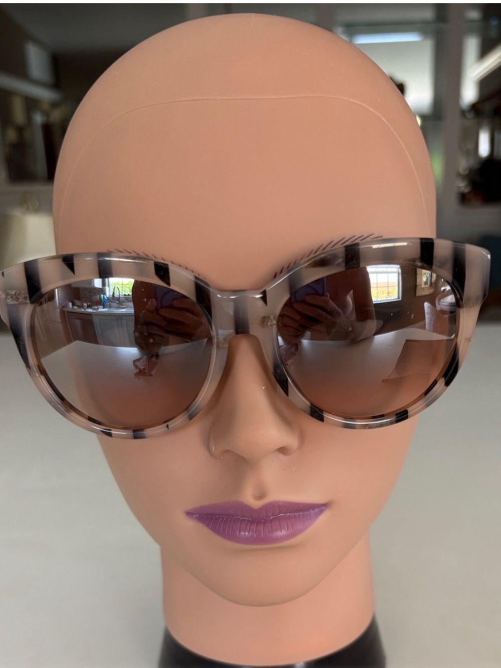 Gucci Cat Eye GG3757/F/S Sunglasses Black Pink. Like new w case and cloth
